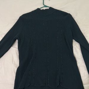 Black tight sweater